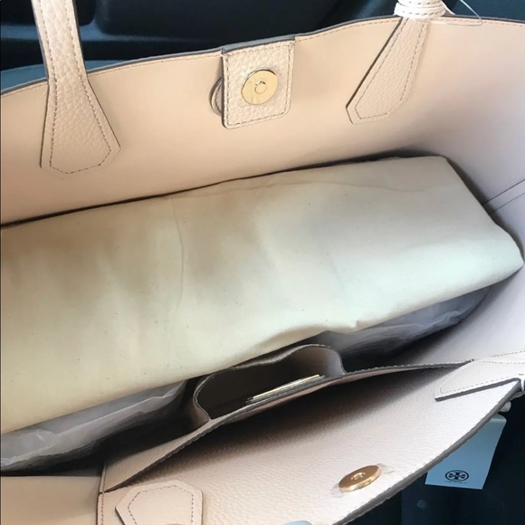 Tory Burch Color Block Perry Tote - Picture 8 of 8